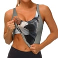 thumbnail image 3 of Honeii Cartoon Pandas Basketball Patten Workout Crop Tank Top for Women Yoga Tank Tops Athletic Sports Shirts Exercise Undershirts,Sports Bra,Sports vest-Small, 3 of 8