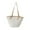 White, variant on Women Shoulder Bag Large Capacity Boho Woven Handbag for Spring Outdoor Work Khaki