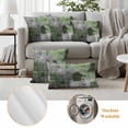 thumbnail image 5 of Sage Green Grey Outdoor Pillow Covers 20x20 Set of 2,Waterproof Patio Throw Pillowcase Protectors,Modern Oil Painted Abstract Art Aesthetics Decorative Pillow Shams Cushion Covers for Seat Bed Couch, 5 of 8