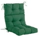 thumbnail image 2 of Cojín de respaldo alto Shamjiam para silla de exterior Verde 112 cm x 53 cm, 2 of 8