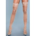 thumbnail image 3 of 1919 Lace Over It Thigh Highs Nude, 3 of 4