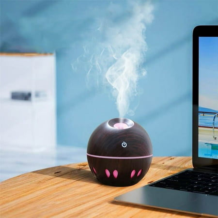 

Ycolew Creative Vase Humidifier LED 7 Colors Light Change Air Aroma Essential Oil Diffuser Aromatherapy Humidifier
