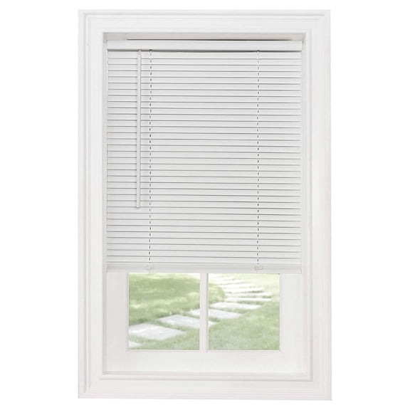 Cordless 1" Light Filtering Mini Blind, 36" Wide x 72" Long, White