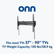 onn Outdoor Tilt Tv Wall Mount for 37-90,Tilts +12/-12 Degrees