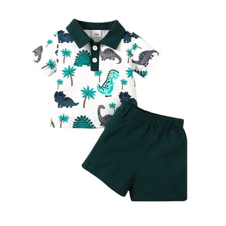 

ASEIDFNSA Baby Boys Cotton Outfits Warm Up Suit Toddler Boys Short Sleeve Cartoon Prints T Shirt Tops Shorts Child Kids Set&Outfits
