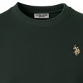 thumbnail image 3 of U.S. POLO ASSN. Sudadera para hombre - Felpa cepillada, cuello redondo, logotipo, mezcla de algodón Verde oscuro M (Medium), 3 of 3