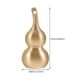 thumbnail image 2 of Colgante de la llave del coche de la calabaza del codo de cobre amarillo de la manera que cuelga el colgante con la cuerda - tamaño cepillado sólido grande (de oro), 2 of 7