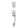 thumbnail image 1 of Weiser Powerbolt 3 x Henley Satin Nickel Door Handle and Keyless Entry Handlset, 1 of 1