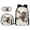 African Boy Basketball, variant on Xixirimido African Boy Basketball Pattern Backpack Set for Kids Boys Girls School Bag with Lunch Bag Pencil Bag Primary Elementary Bookbag 3 Pcs Set