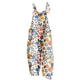 thumbnail image 2 of Nmnitkp Women Casual Floral Jumpsuits Summer Sleeveless Loose Overalls Jumpsuit Shoulder Strap Adjustable Wide Leg Pants Rompers with Pockets, 2 of 5