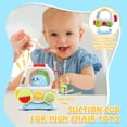 thumbnail image 6 of Baby High Chair Toy, Montessori Toys with Suction Cups Spinner, Baby Toys 6-12 Months, Baby Rattles Toys for 0 3 6 9 12 Months Boys Girls, Baby Teether Toys 3-6 Months, 6 of 7