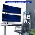 thumbnail image 2 of VIVO Dual Pneumatic Monitor Wall Mount, Fits Ultrawide Screens up to 49", 2 of 8