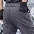 thumbnail image 6 of SAWOBUUN Men's Cargo Joggers Pants Drawstring Waist Work Trousers Slim Fit Outdoor Hiking Sweatpants with Multi Pockets, 6 of 8