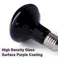 thumbnail image 3 of HARTOMPET 75W Reptile Light Bulb, Simulate Moonlight, Purple Basking Lamp,Ideal for Aquariums Tanks, 3 of 6