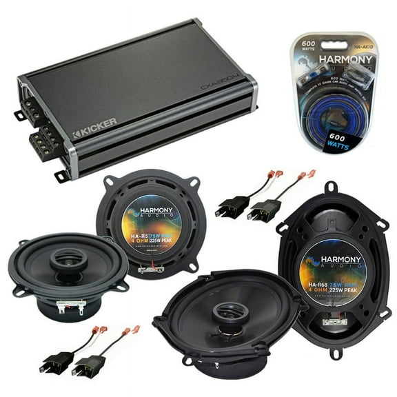 Fits Dodge Shadow 1987-1995 Factory Speaker Upgrade Harmony R5 R68 & CXA360.4