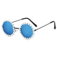 thumbnail image 1 of Children's Glasses Pearl Inlaid Sunscreen Lightweight Casual Sunglasses, 1 of 5
