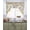 Brown, variant on White Daisy Swag Valances for Windows, Small Curtains Drapes, Spring Floral Elegant Farmhouse Botanical Bees Kitchen Window Curtains Over Sink Window Treatment Valance for Bedroom/Bathroom 56"x36"