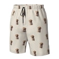 thumbnail image 6 of Uemuo Labrador Retriever Dog Pattern Men's Swim Trunks Hawaiian Beach Bathing Suit Swimsuits Beach Quick-Dry Shorts with Pockets-XX-Large, 6 of 9