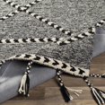 thumbnail image 3 of Hauteloom Garran Wool Living Room, Bedroom Area Rug - Bohemian, Transitional - Black, Cream - 2' x 3', 3 of 8