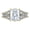 Yellow Gold, variant on Platinum 2 Carat LAB GROWN IGI CERTIFIED DIAMOND Designer Channel Set Radiant Cut Diamond Engagement Ring (E-F Color SI1-SI2 Clarity 1 Ct Center)