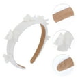 thumbnail image 3 of Unique Bargains 1 Pc Wide Butterfly Headbands for Women Beige, 3 of 6