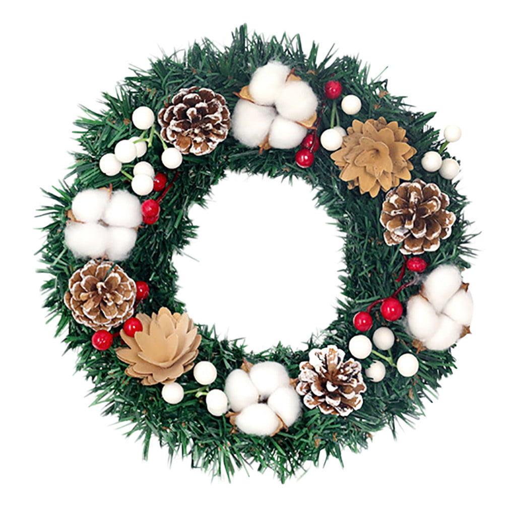 Chirpa Chirstmas Decorations Wall Hanging Christmas Wreath Decoration for Xmas Party Door Garland Ornament
