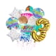 thumbnail image 1 of Globos de helado, globos numéricos, tema de helado versátil, globos de aluminio, globos de donut para suministros de fiesta temática Numero 3, 1 of 9