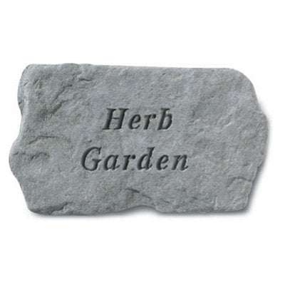 Herb Garden Accent Stone by Kay Berry