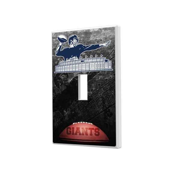 New York Giants Legendary Design Single Toggle Lightswitch Plate
