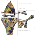 thumbnail image 4 of Conjunto de bikini para mujer, traje de baño de dos piezas para mujer, conjunto de bikini con cuello halter, traje de baño diseñado para el futuro, 4 of 4