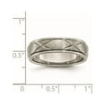 thumbnail image 6 of Titanium X-Design 6mm Satin Band, 6 of 6