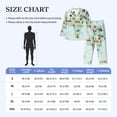 thumbnail image 4 of Fotbe World Travel Map Pijama de Hombre con Estampado de Manga Larga, Conjunto de 2 Piezas, Ropa de Dormir Suave y Cómoda con Bolsillos-Large, 4 of 7
