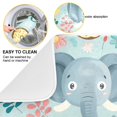 thumbnail image 2 of Hello Elephants Face Dish Drying Mat 16x18 Absorbent Microfiber Draining Rack Pad for Kitchen Counter Sink, 2 of 8