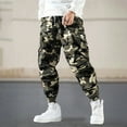 thumbnail image 2 of oqasdz Cargo Pants for Men Casual Pants with Cargo Side Pockets for Daily Wear Outdoor Activities Regular Fit Breathable Baggy Pant, 2 of 6