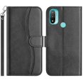 thumbnail image 1 of Dual-Folded Leather Case For Motorola Moto E20 / E30 / E40, 1 of 5
