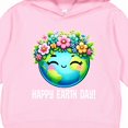thumbnail image 3 of Inktastic Happy Earth Day Flowered Toddler Hoodie, 3 of 4