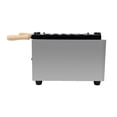 thumbnail image 2 of Wildnix Taiyaki Waffle Maker, Fish-Shaped Waffle Iron with Adjustable Temperature (50-300°C), 1.8KW Power, Stainless Steel & Wood Design, Non-Slip Feet and Scrap Tray, 2 of 6