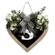 thumbnail image 1 of Guirnalda de 26 letras en forma de corazón con el apellido A Z para colgar en la puerta de entrada Guirnalda de primavera para colgar en la puerta de entrada, 1 of 3