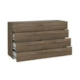 thumbnail image 4 of Tvilum Loft 8 Drawer Double Dresser for Adults, Truffle, 4 of 13