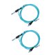 thumbnail image 1 of 2pcs 5.9ft Tattoo Clip Cords Interfaz RAC Profesional Cobre Silicona Tattoo Clip Cobre Core Clip Cable Cable Rotary Tattoo Machine Kit De Fuente De Alimentación(azul), 1 of 5