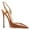 Brown, variant on FSJ Women Slip on Pointy Toe D'orsay Pumps Slingback Backstrap High Stiletto Heels Adjustable Buckle Fashion Dress Shoes Size 8 Red