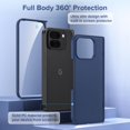 thumbnail image 4 of Funda para teléfono VEGO Pixel 9 Pro Fold 2024, carcasa robusta azul, 4 of 7