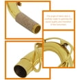thumbnail image 3 of SEWACC Neck Instrument Silver Plated Brass Curved Durable Music Performance 1Set, 3 of 8