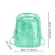 thumbnail image 3 of Mini mochila transparente para niños, mochila transparente negra ahumada con bolsillos laterales de malla, mochila escolar impermeable para niños y niñas., 3 of 5