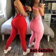 thumbnail image 3 of FITTOO Women Ruched Butt Lift Texture Bodysuit Yoga Fitness Backless Workout Gym Jumpsuits, 3 of 6