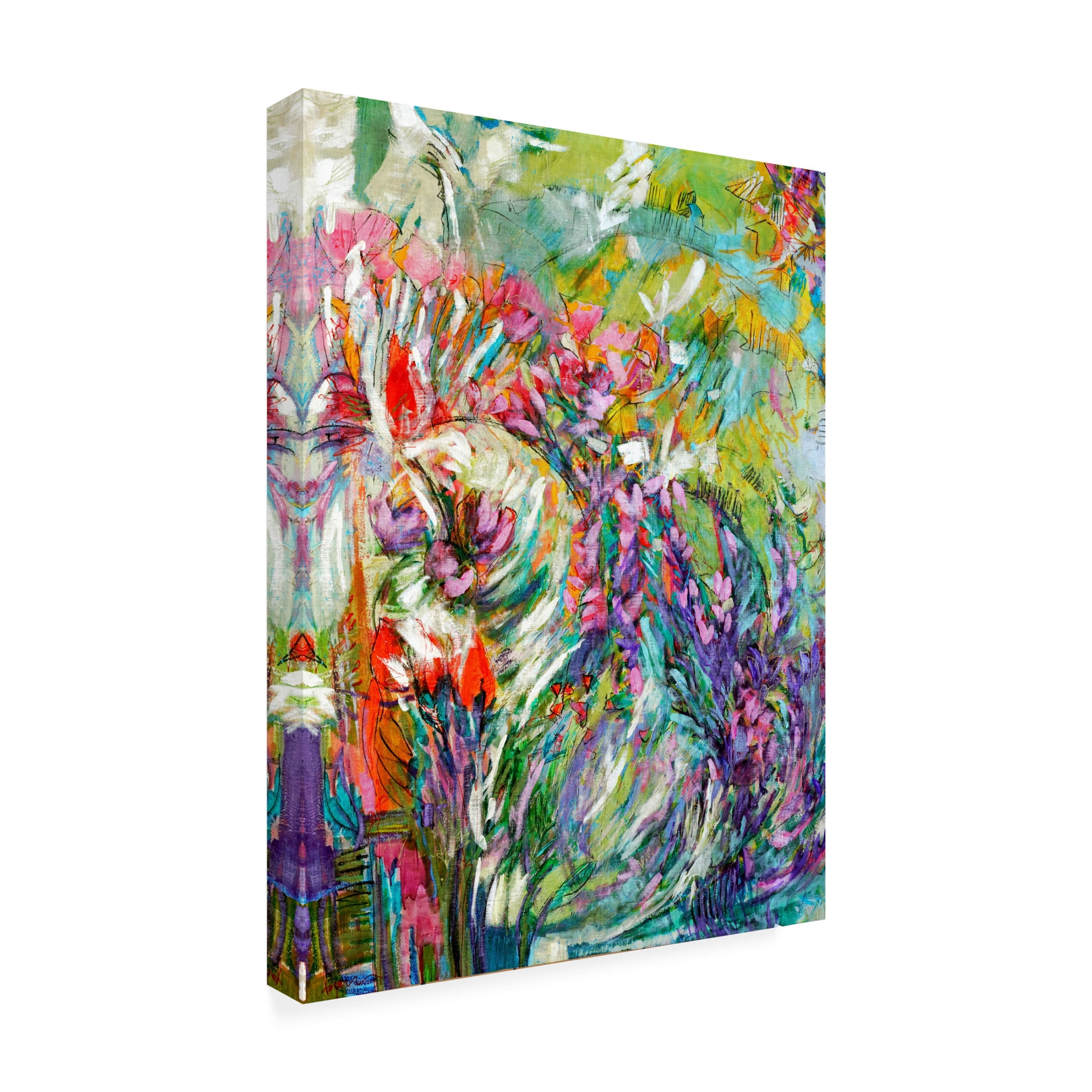 Canvas Wall Art - Dorothy Fagan ' Sometimesiwish' Wall Art for Living Room, Bedroom, or Office D?cor by Trademark Fine Art - 14 x 19 Inches