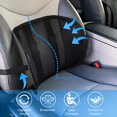 thumbnail image 2 of Easy Posture Lumbar Support (New Double Premium Mesh w/Adjustable Lock Straps),1PC/2PC, Back Support Office Chair, Lumbar Support Pillow Car Office Chair,Truck, 2 of 5