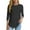 Black, variant on Summer Akafmk 3/4 Sleeve Shirts for Women,Summer Womens Striped T Shirts,Fashion Casual 1/2 Sleeve Print Ladies Round Neck Blouse