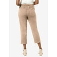 thumbnail image 2 of Jessica London Women's Plus Size Classic Cotton Denim Capri, 2 of 4