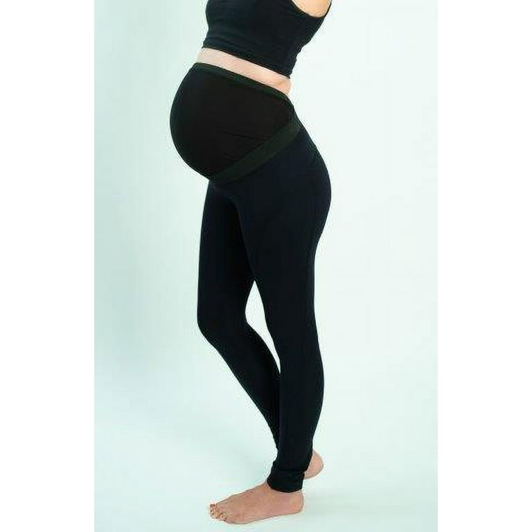 lg1bkxsw16 maternity activewear boost workout tank with belly band support,  black - extra small